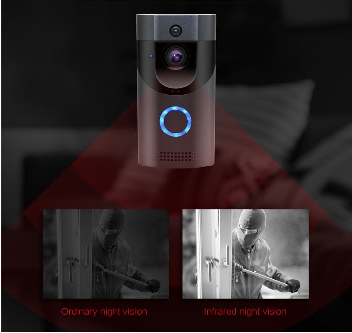 Home alarm smart wifi video doorbell wireless video intercom doorbell mobile phone remote video sea H1 program