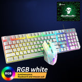 مجموعة لوحة المفاتيح والفأرة المضيئة T6RGB من Kuiying