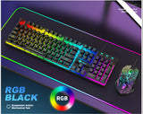 مجموعة لوحة المفاتيح والفأرة المضيئة T6RGB من Kuiying