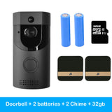 Home alarm smart wifi video doorbell wireless video intercom doorbell mobile phone remote video sea H1 program