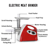 Electric multifunctional meat grinder