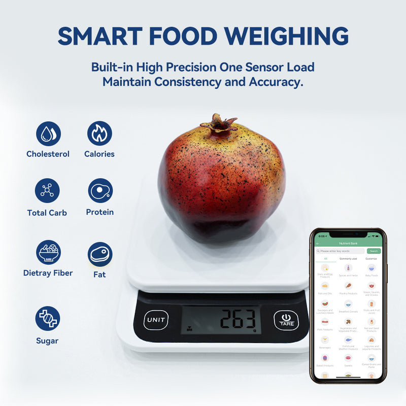 Smart Kitchen Scales Nutrition Scale Smart Food Calories Scale Cook Bake Digital Scale With Nutrition Calculator APP