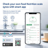 Smart Kitchen Scales Nutrition Scale Smart Food Calories Scale Cook Bake Digital Scale With Nutrition Calculator APP