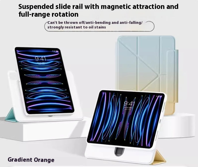 Ipad Protective Case With Pen Slot Magnetic Suction Protective Case