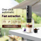 Coffee Machine Travel Portable Outdoor Small Concentrated Mini Capsule Ground Coffee Dual-use